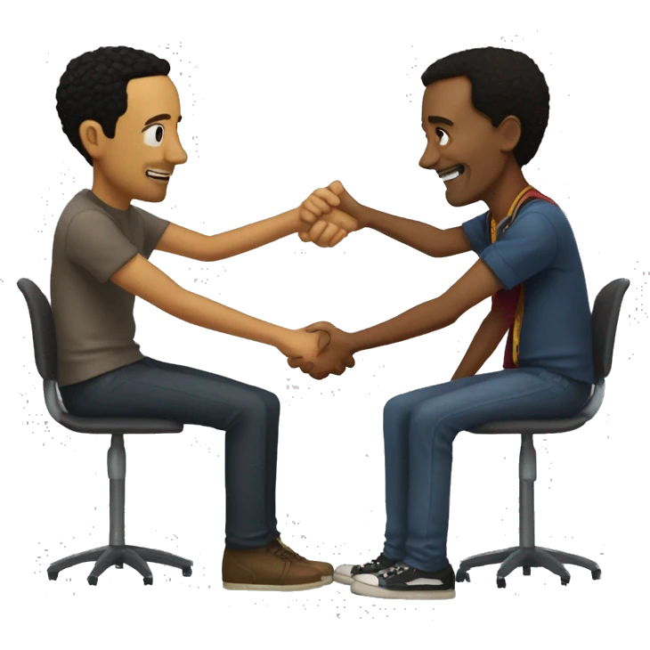 troy and abed secret handshake emoji