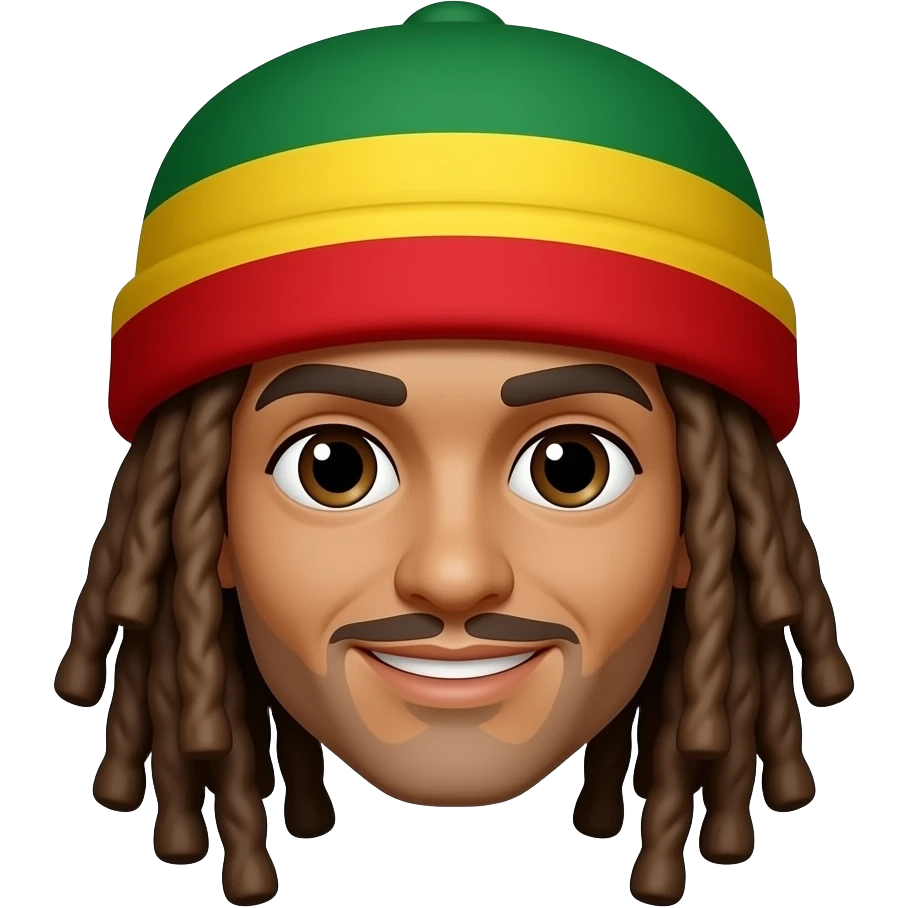 rastafari hat with dreadlocks remove the person emoji