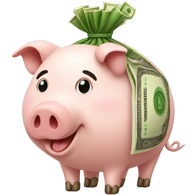 pig with money bag emoji