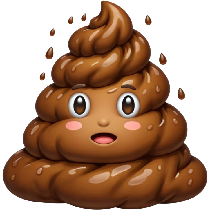 wet poop emoji