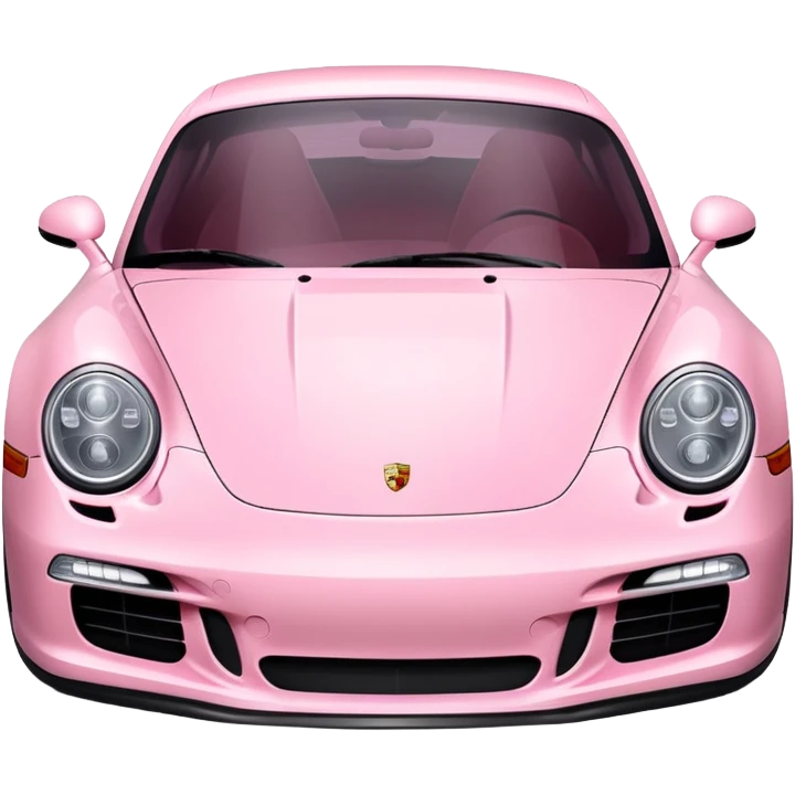 Light pink Porsche  emoji