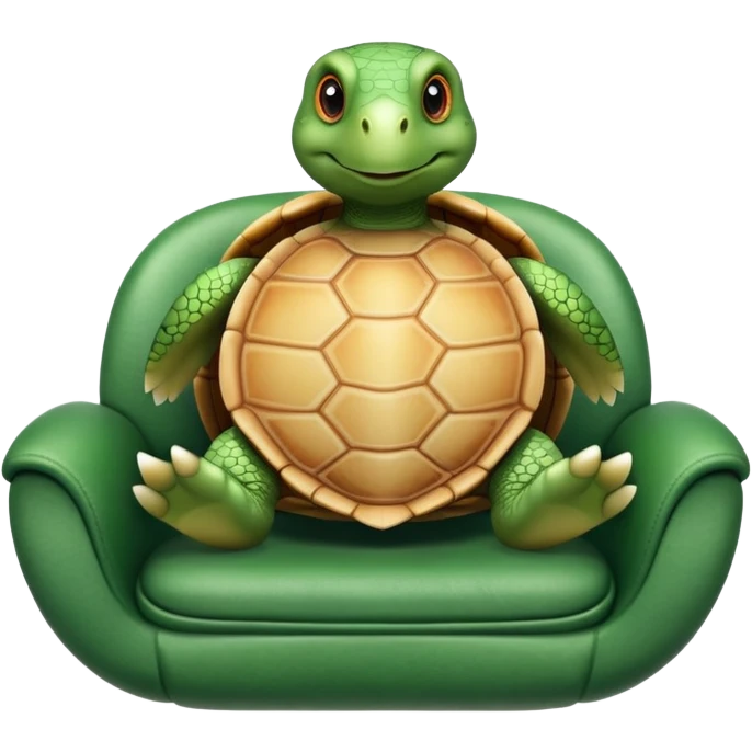 Turtle in first class emoji