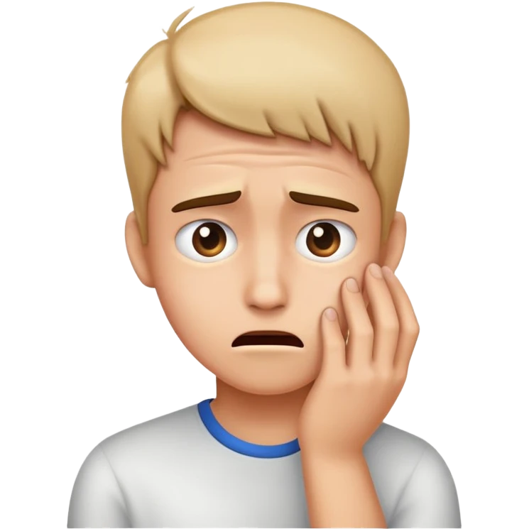 Confused head scratching emoji