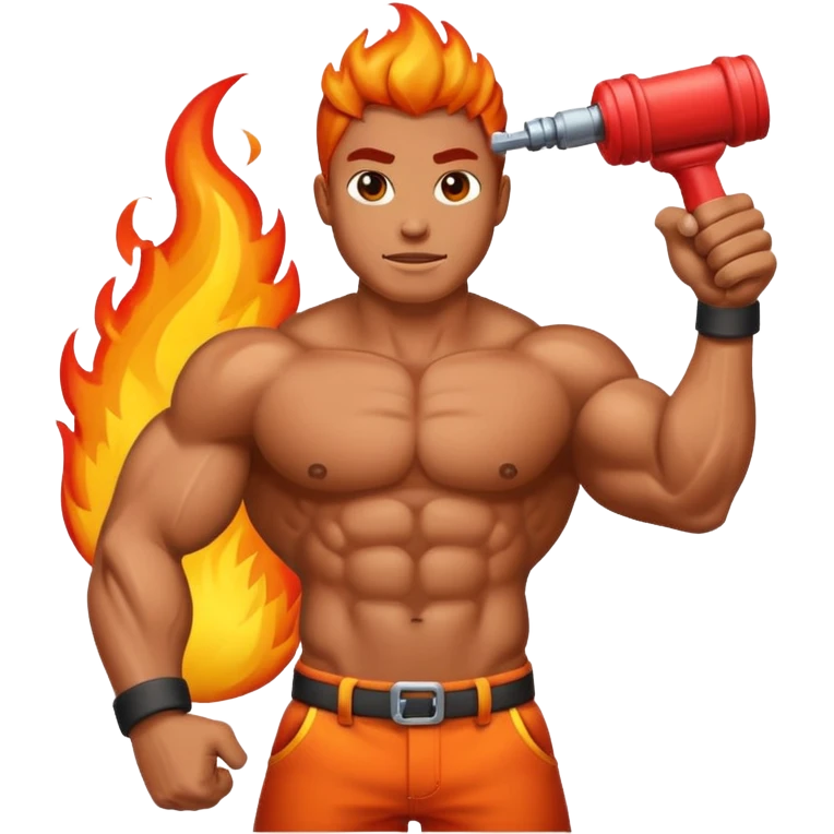 fire emoji add arm pump behind it emoji