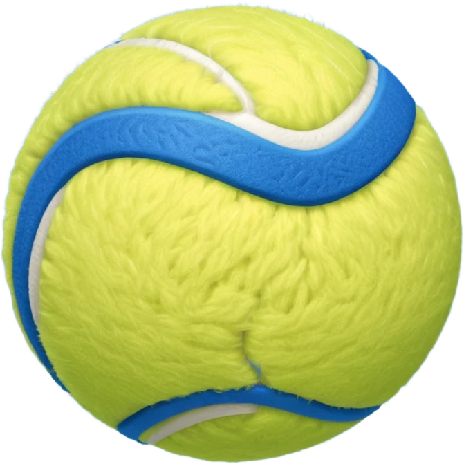 blue tennis ball emoji