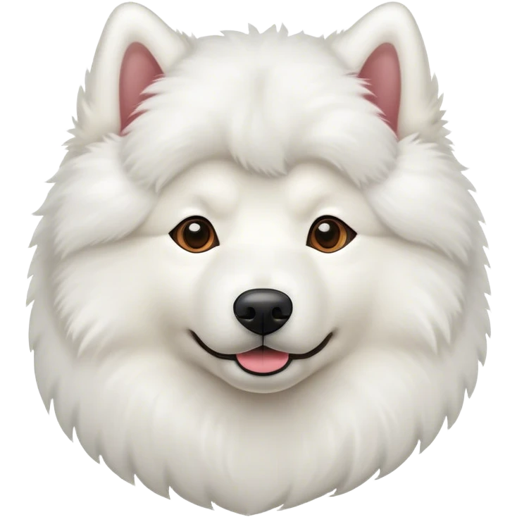 Samoyed dog emoji