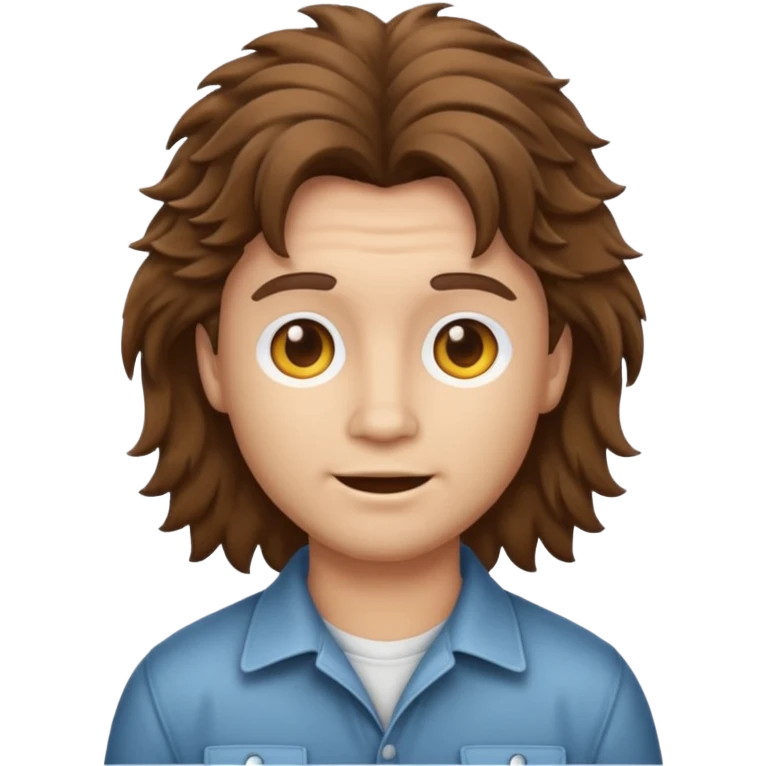 emoji of a mullet emoji