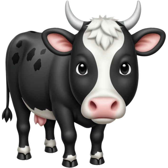 Une vache qui lève li dex emoji