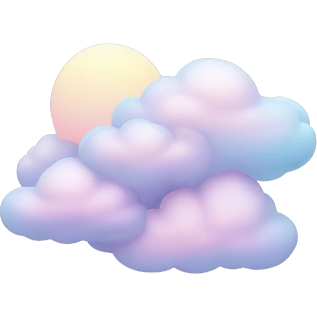 Pastel clouds  emoji