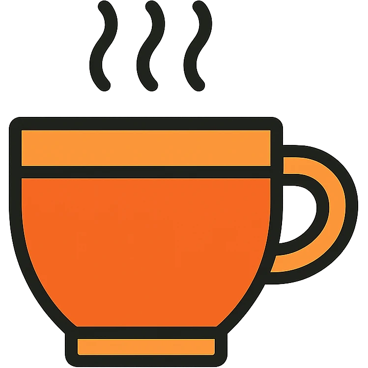 coffee cup color outline icon style emoji