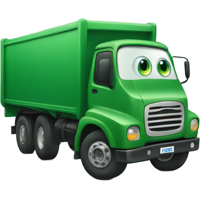 Green truck  emoji