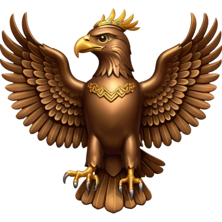 A Roman eagle emoji
