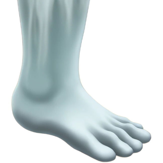 Foot stomping ghost emoji