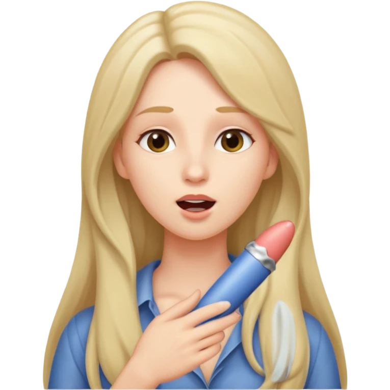 As un pene con una mujer chupandolo emoji
