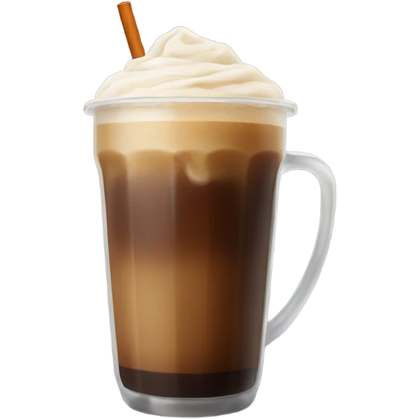 Ice coffee emoji