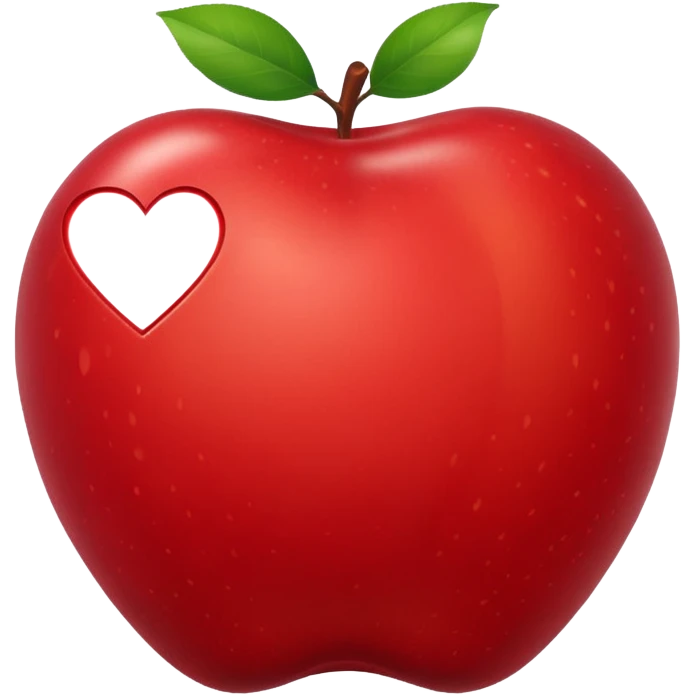 Apple Heart emoji