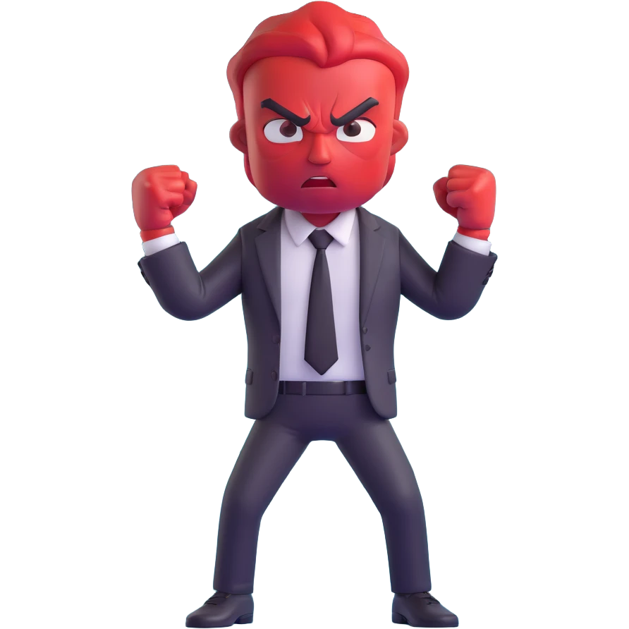 Anger character from Inside Out movie emoji