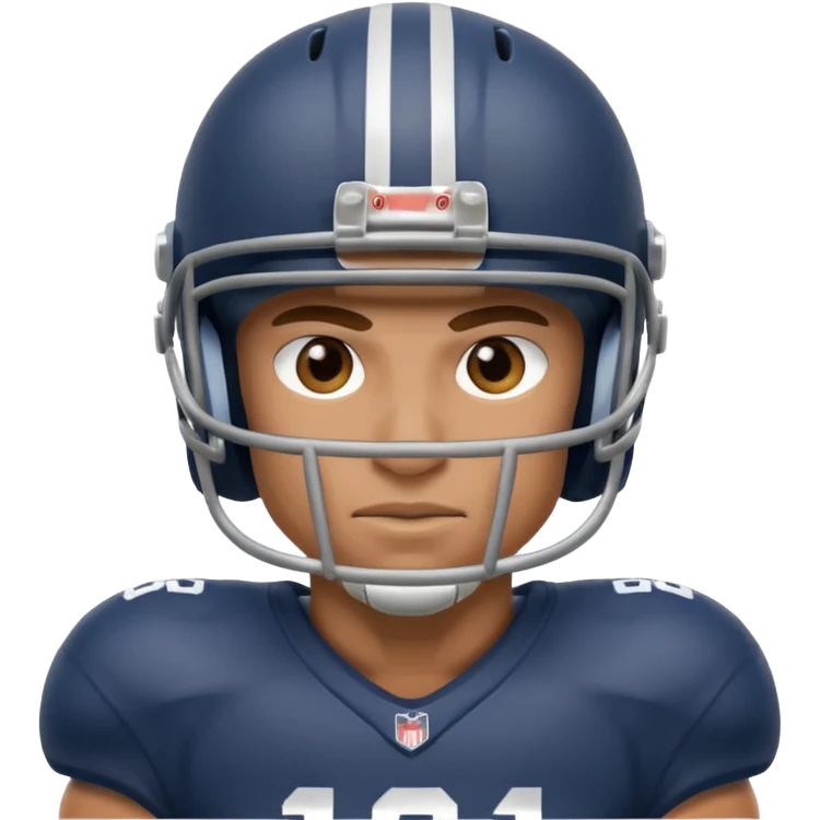 Football player block emoji