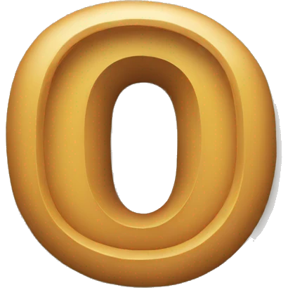 letter O emoji
