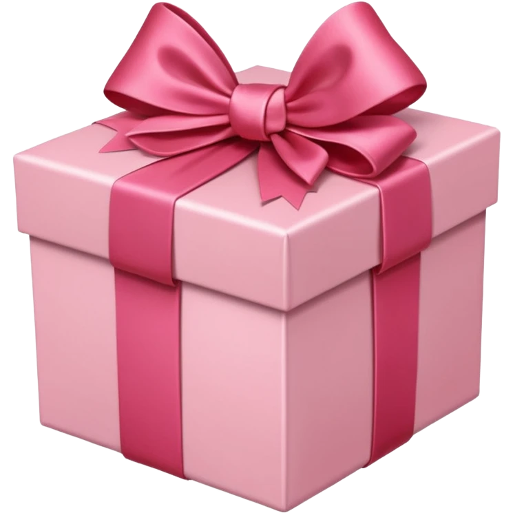 gift box red with pink pale satin bow

 emoji