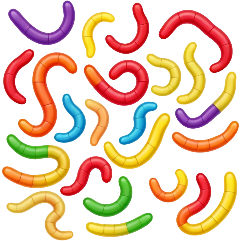 Gummi worms emoji