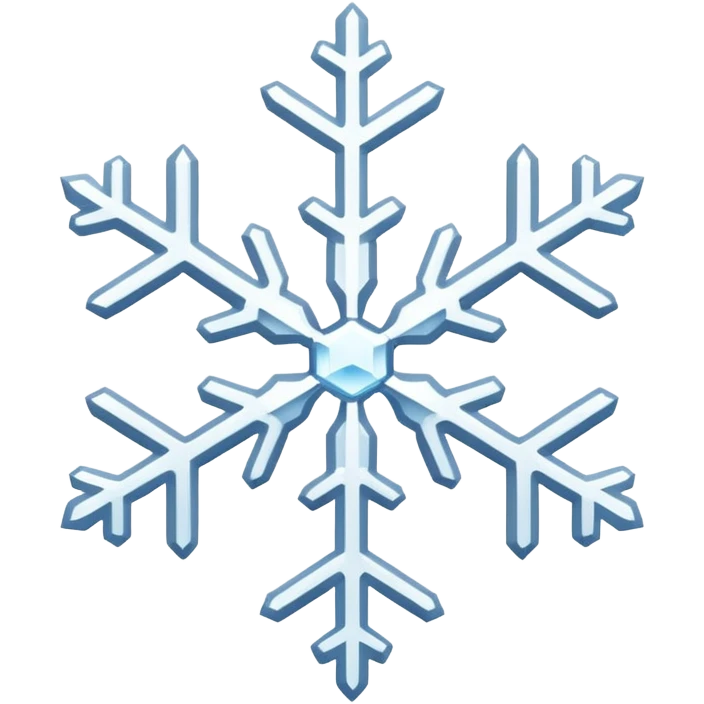 snowflake white emoji