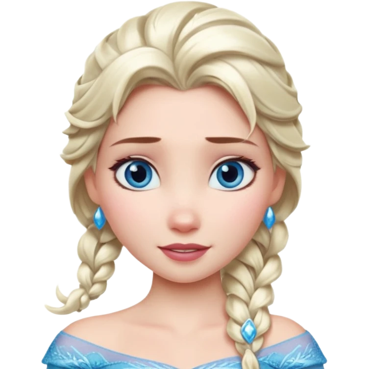 elsa frozen disney emoji