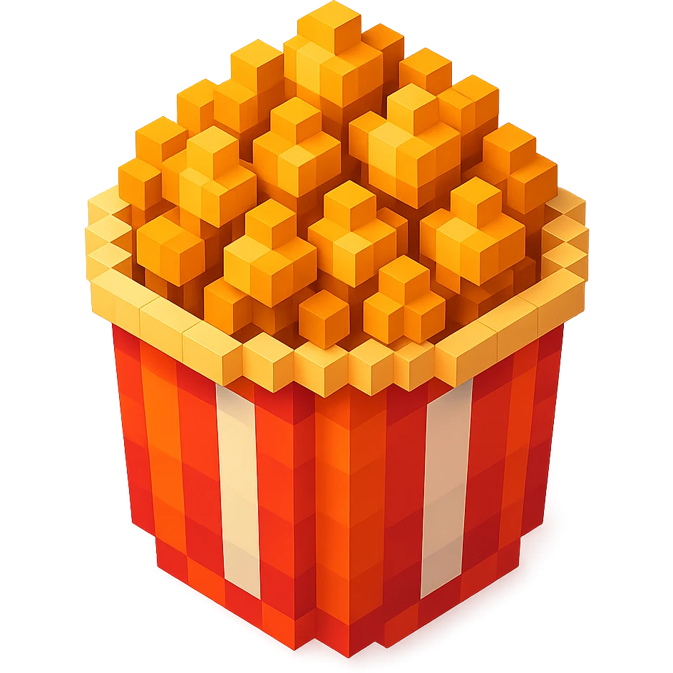 sweet caramel popcorn emoji