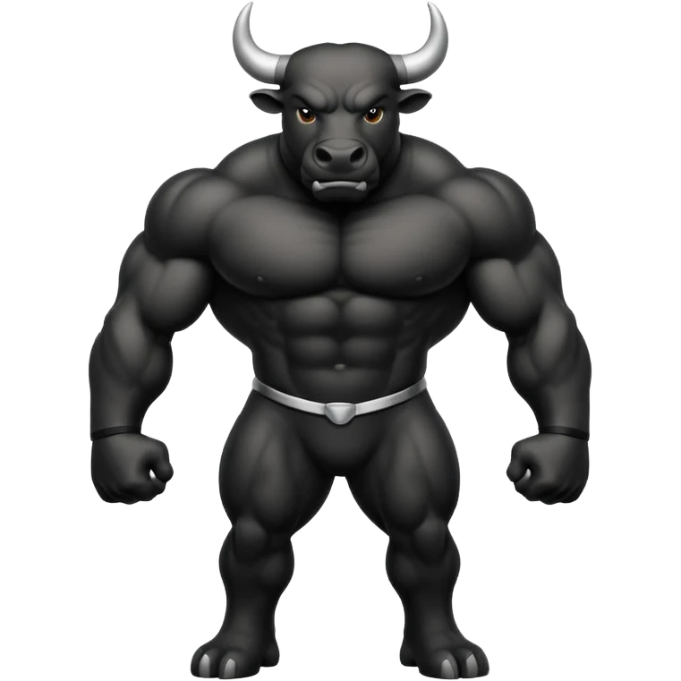 bull black emoji
