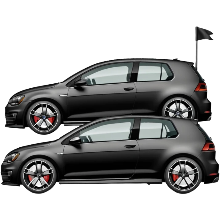 Black Edition Golf R MK7 on the side emoji