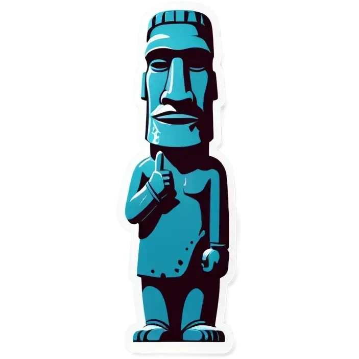 🗿🤫 emoji