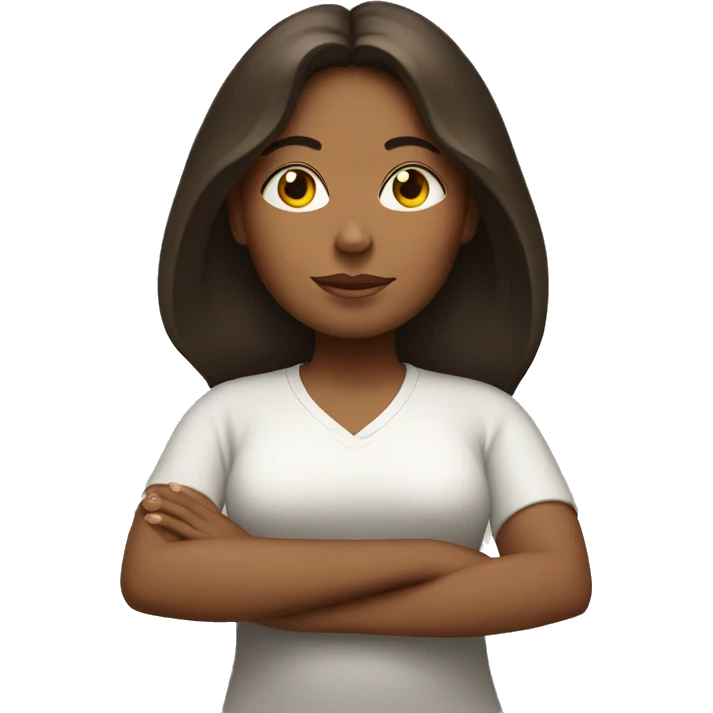 Meditation girl brunette  emoji