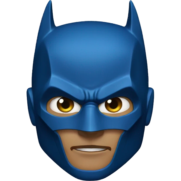 Blue batman emoji