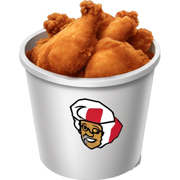 KfC Bucket of fried chicken emoji