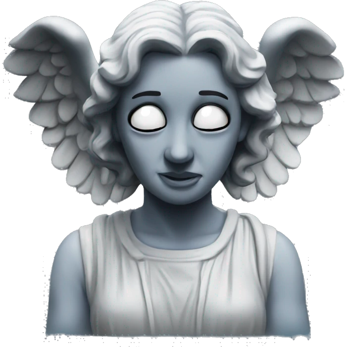 weeping angel statue  emoji