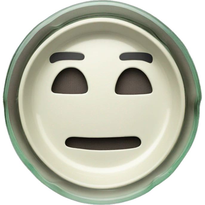 Vintage glass ashtray  emoji
