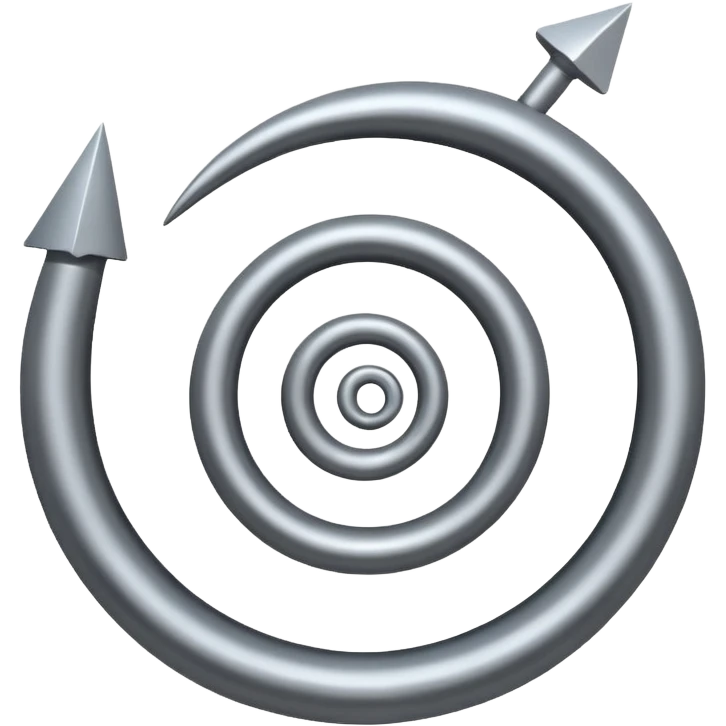 three armed spiral emoji