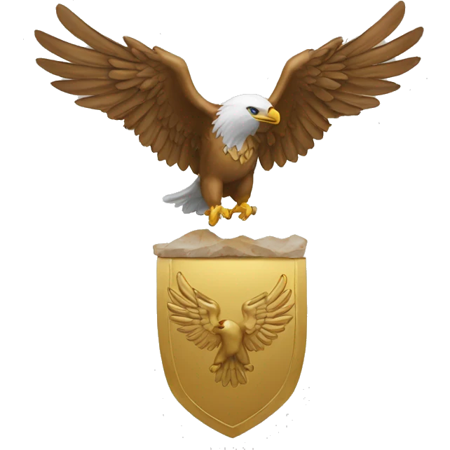 Un aigle en or  emoji