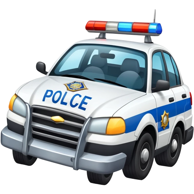 A Crash Police car emoji