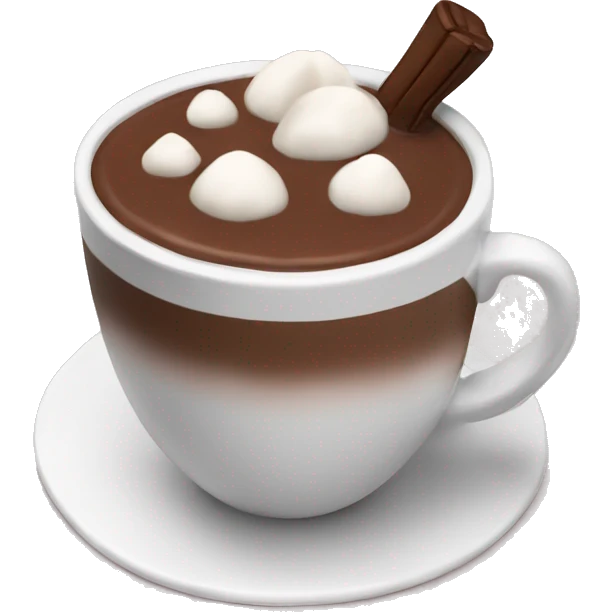 Hot chocolate fancy cup emoji