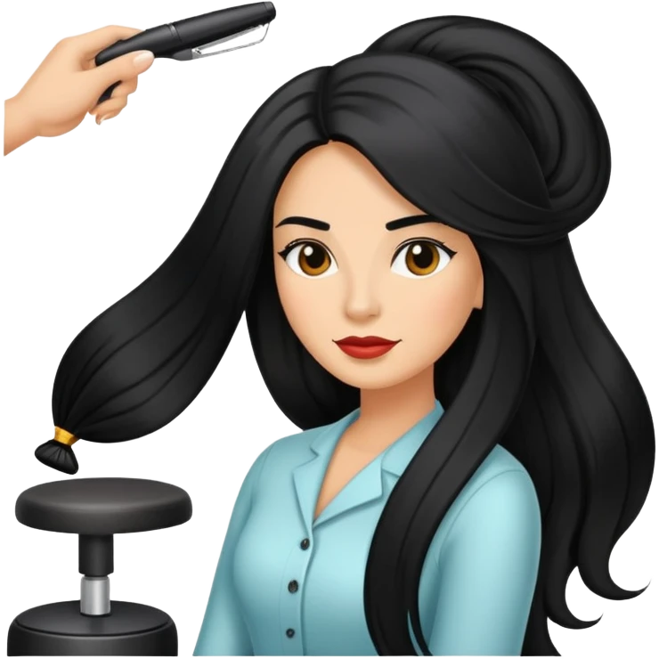 Hispanic hair salon emoji
