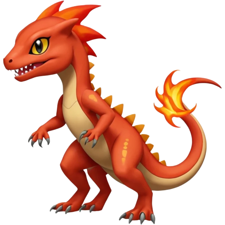 Meloetta-Charmeleon-Salandit-Pokémon-Fakémon-creature emoji