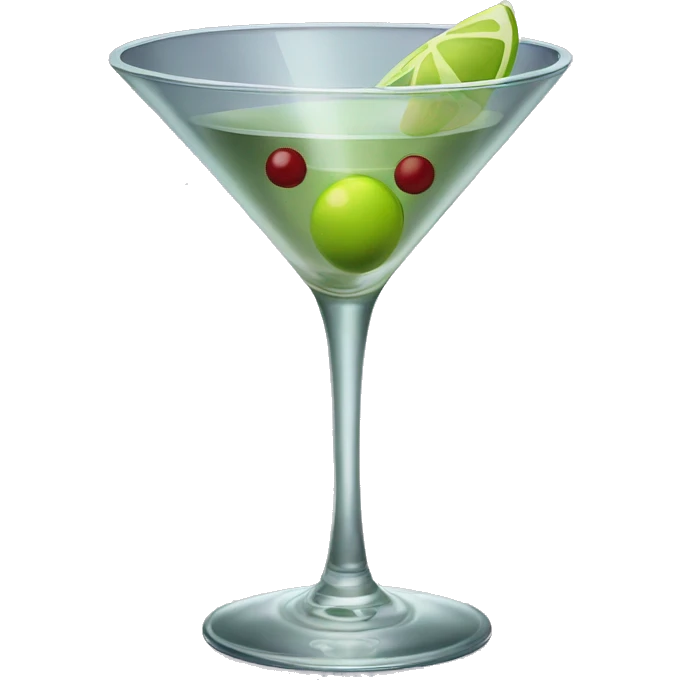 elegant martini glass  emoji