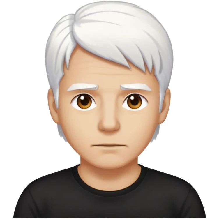 A character from jujutsu kaisen with white hair with black t-shirt saying "nah I'd win" emoji