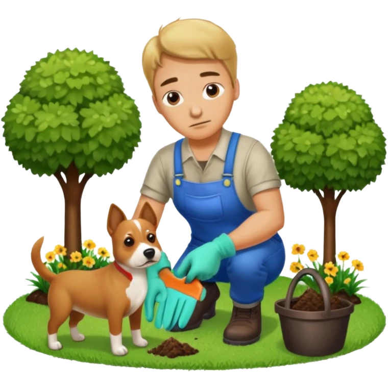 off to go scoop the poop emoji