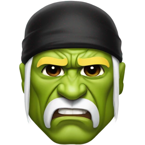 Pro wrestler hulk hogan  emoji