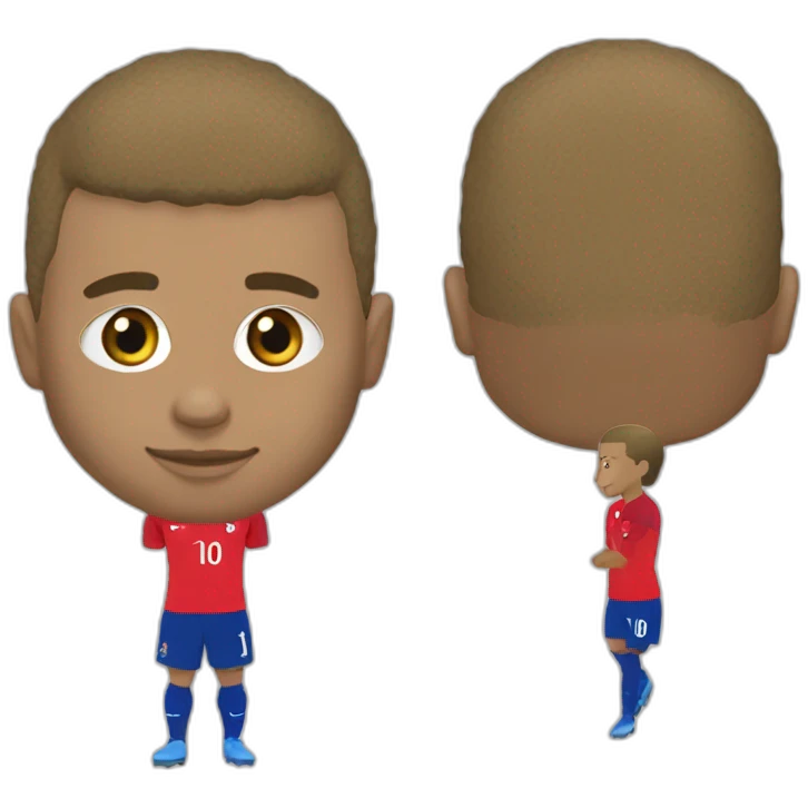 Mbappé France 10 emoji