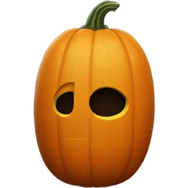 Pumkin no face emoji