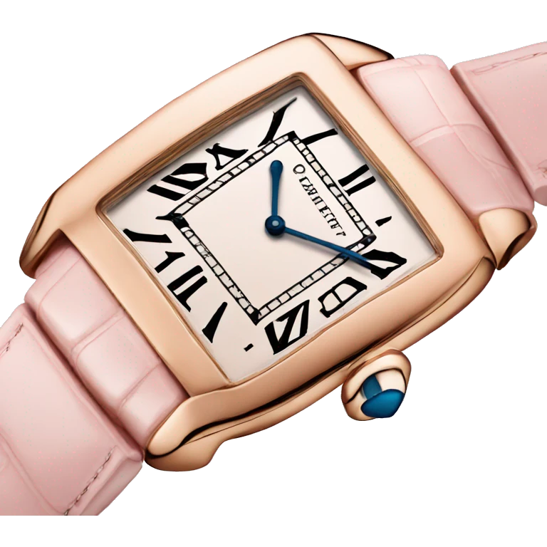 light pink cartier watch emoji