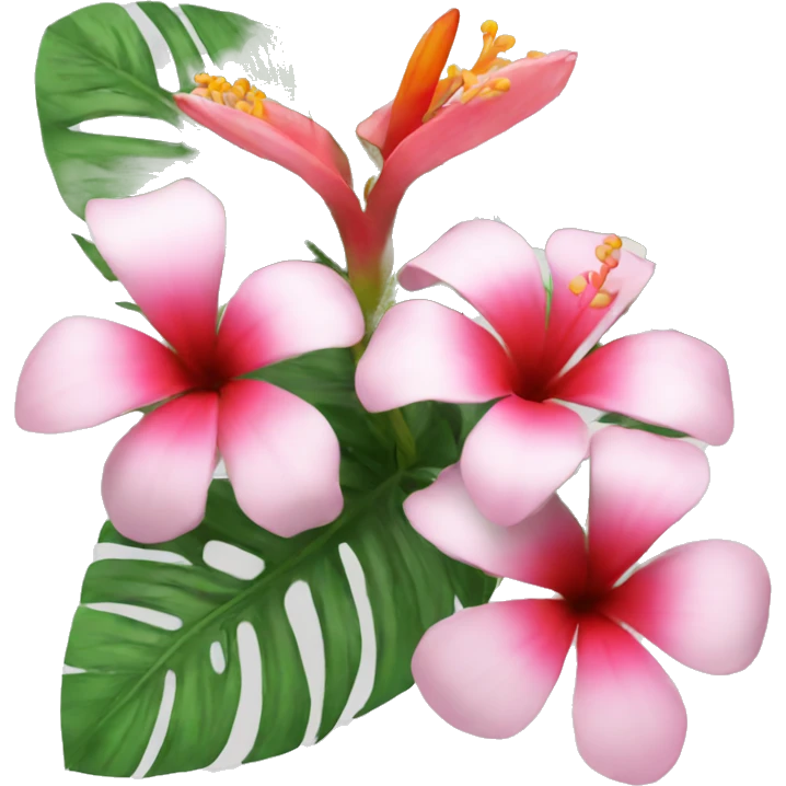 Tropical flowers emoji